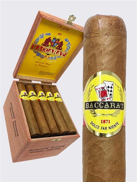 baccarat the game cigar|baccarat cigars discount.